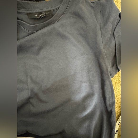 AllSaints Navy Blue Short Sleeve Maxi Dress Size 4 NWOT - Picture 13 of 13